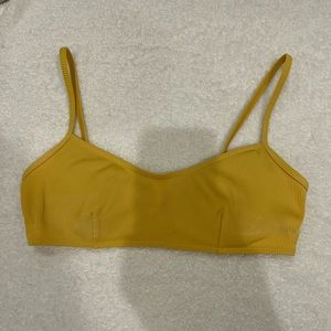 Yellow bikini top
